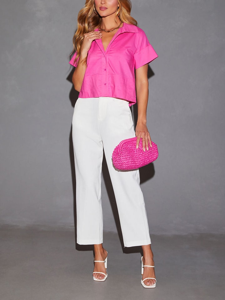 Košeľa Milan Kiss Pink 2468818 Hemd in Pink - 5