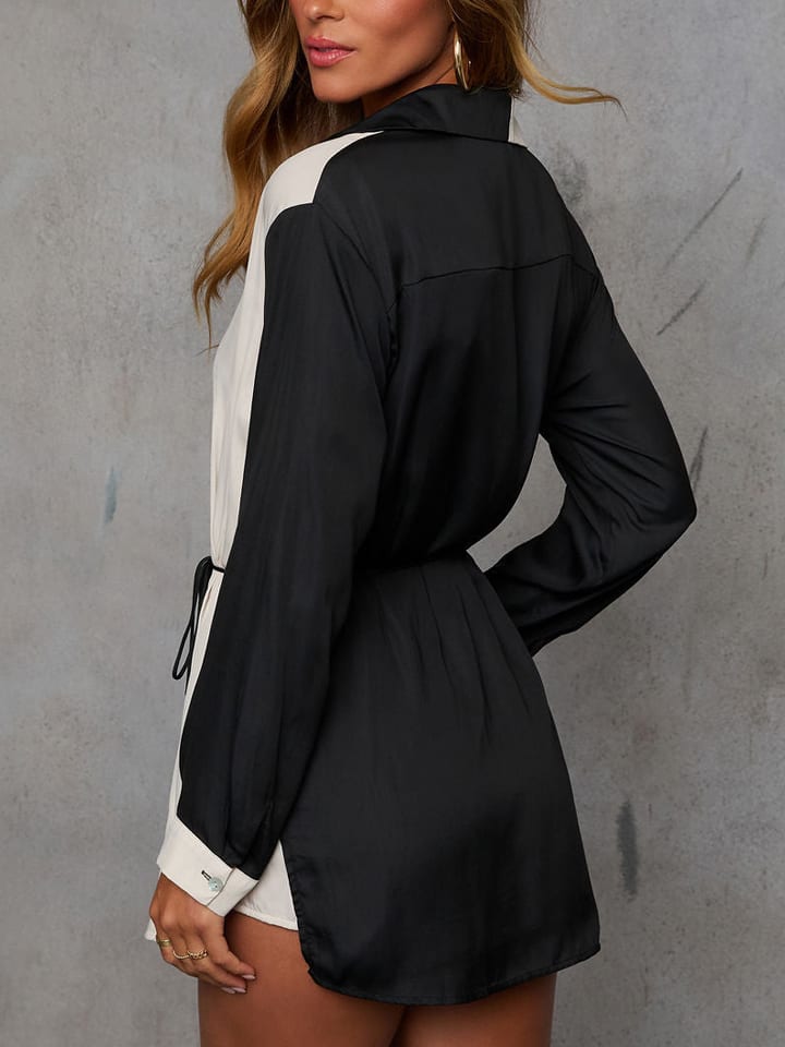 Šaty Milan Kiss Weiß/ Schwarz 4378641 Kleid in Weiß/ Schwarz - 6