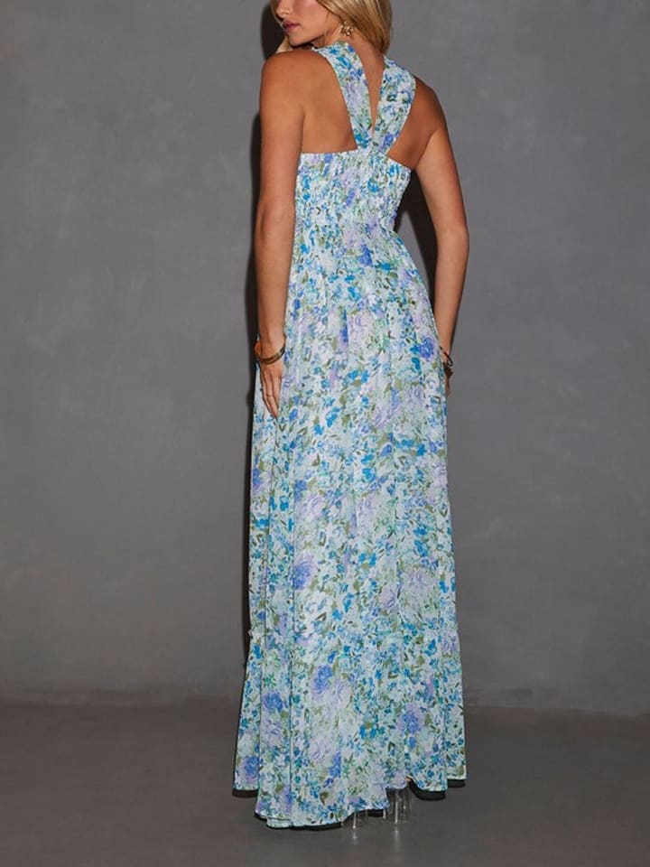 Šaty Milan Kiss Hellblau/ Weiß/ Lila 9428790 Kleid in Hellblau/ Weiß/ Lila - 6