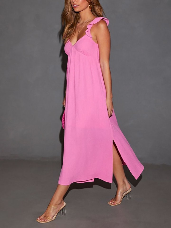 Šaty Milan Kiss Rosa 8973632 Kleid in Rosa - 4
