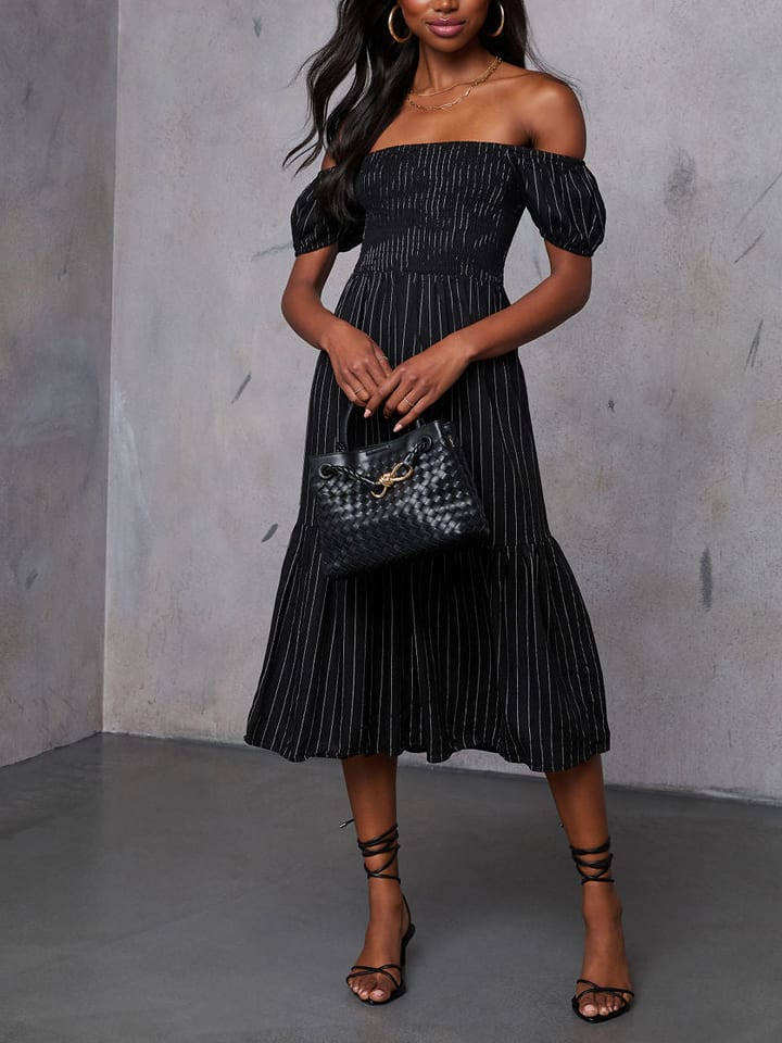 Šaty Milan Kiss Schwarz/ Weiß 8943491 Kleid in Schwarz/ Weiß - 2