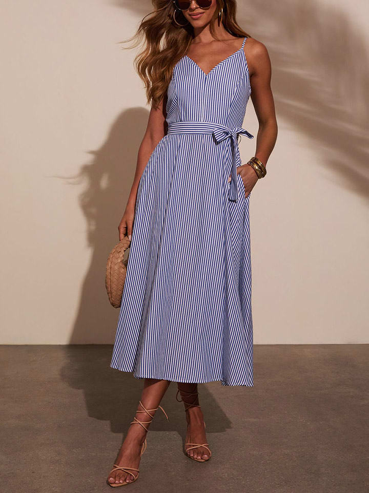 Šaty Milan Kiss Dunkelblau/ Weiß 9154965 Kleid in Blau/ Weiß - 2