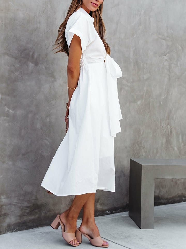 Šaty Milan Kiss Weiß 9086695 Kleid in Weiß - 5