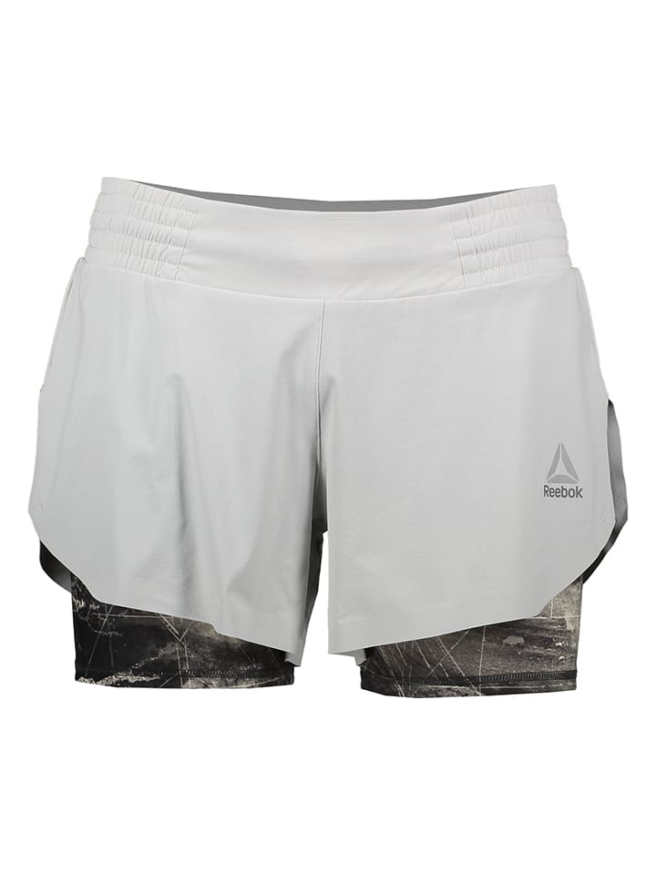 Nohavice Reebok Grau 1745239 Trainingsshorts "Combat" in Grau - 1