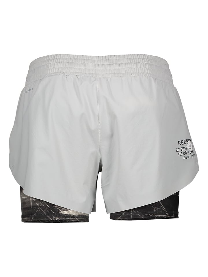 Nohavice Reebok Grau 1745239 Trainingsshorts "Combat" in Grau - 2