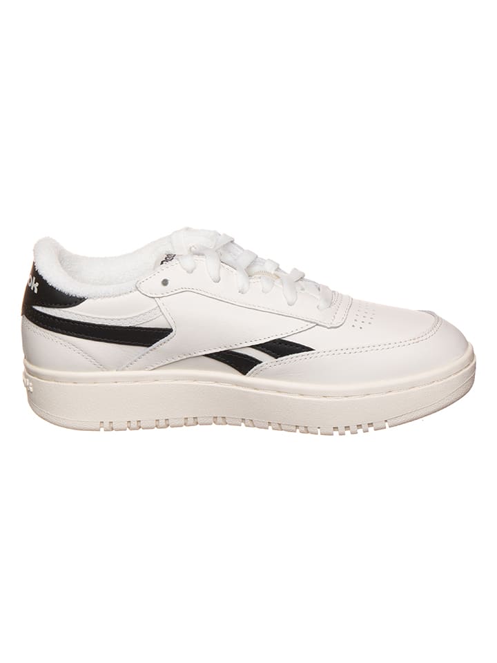 Tenisky Reebok Weiß/ Schwarz 3828753 Leder-Sneakers "Club C Double Reveng" in Weiß/ Schwarz - 2