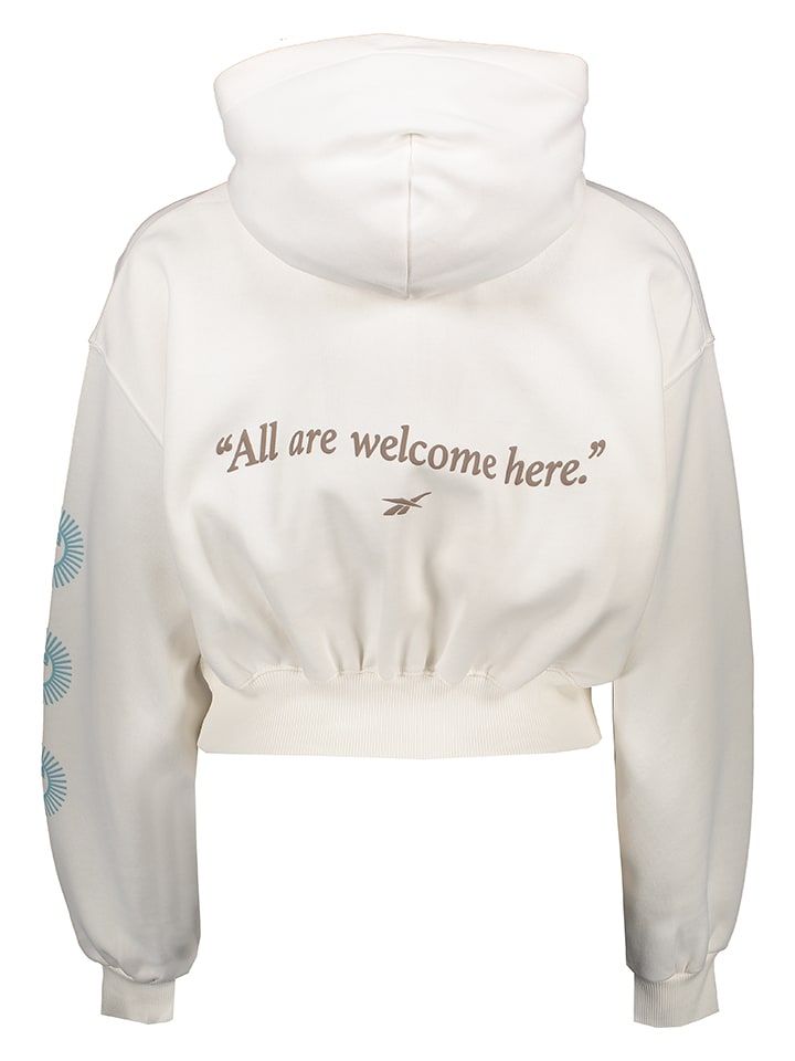 Mikina Reebok Weiß 9029621 Hoodie "Good Vives" in Weiß - 2