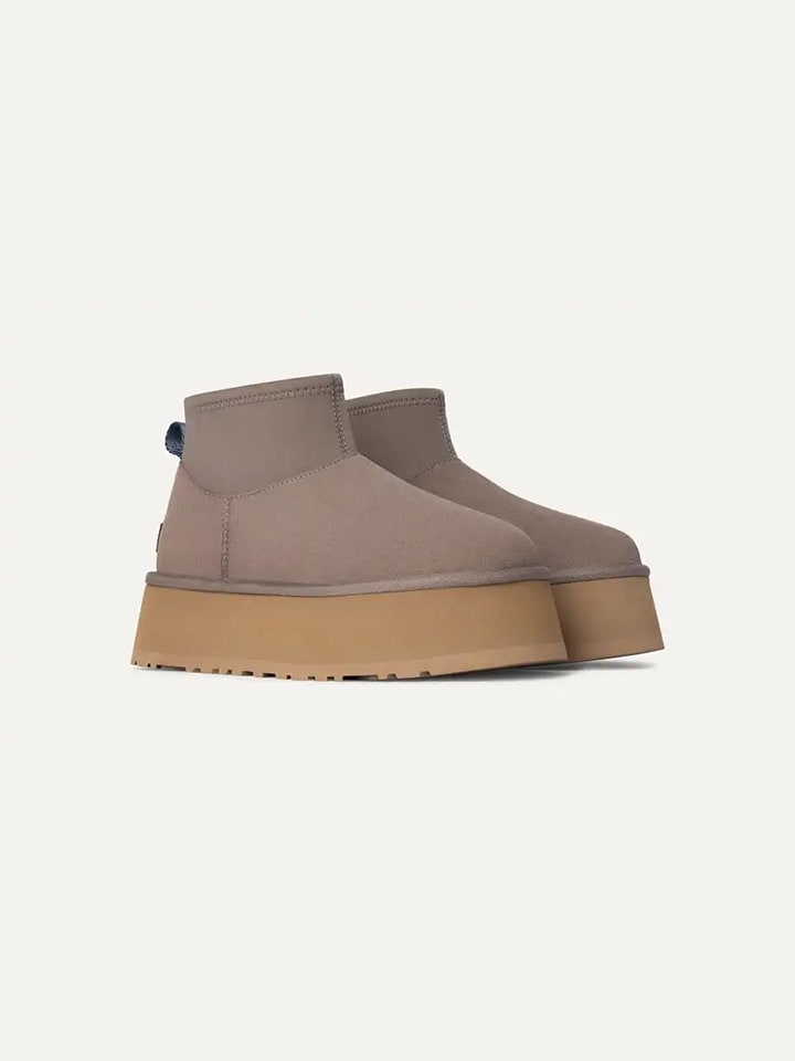 Topánky UGG Lila 6725886 Leder-Boots "Classic Mini Dipper" in Lila - 2