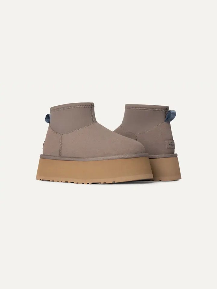 Topánky UGG Lila 6725886 Leder-Boots "Classic Mini Dipper" in Lila - 3