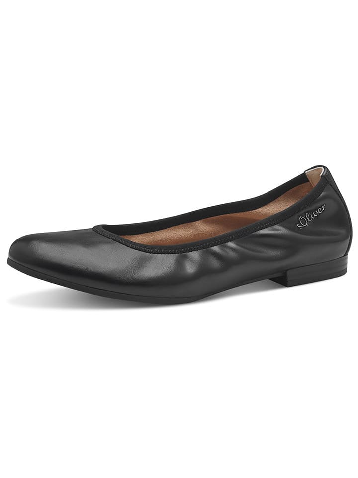 s.Oliver Schwarz 7387347 Ballerinas in Schwarz - 2