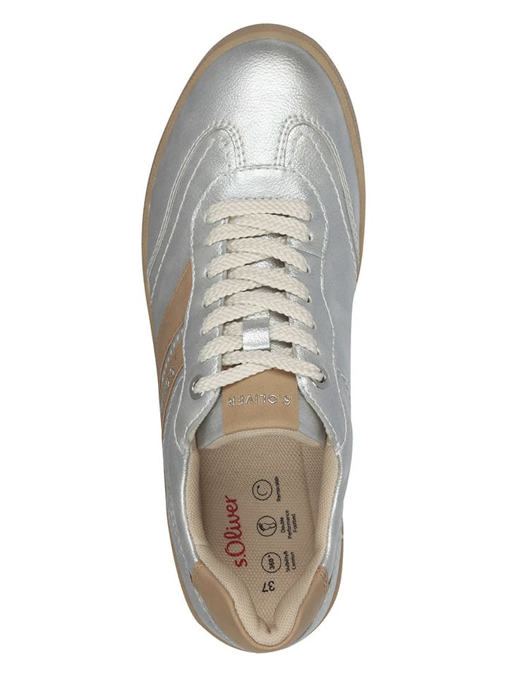 Tenisky s.Oliver Grau/ Hellbraun 2988855 Sneakers in Grau/ Hellbraun - 6