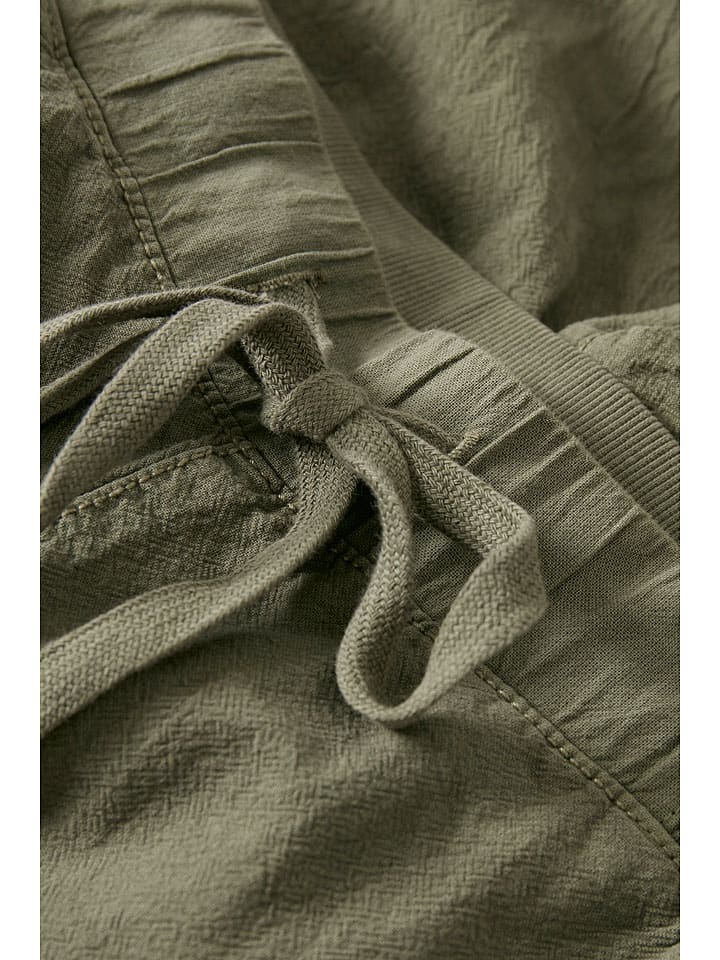 Nohavice Kaffe Khaki 1377007 Carprihose "Naya" in Khaki - 7