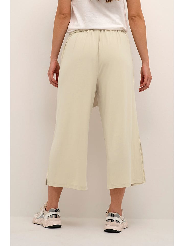 Nohavice Kaffe Sand 8136899 Culotte "Malli" in Sand - 3