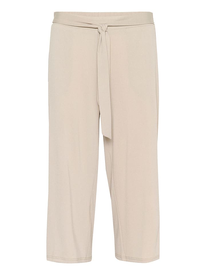 Nohavice Kaffe Sand 8136899 Culotte "Malli" in Sand - 5