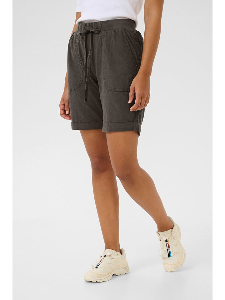 Kraťasy Kaffe Schwarz 7489069 Shorts "Naya" in Schwarz - 2