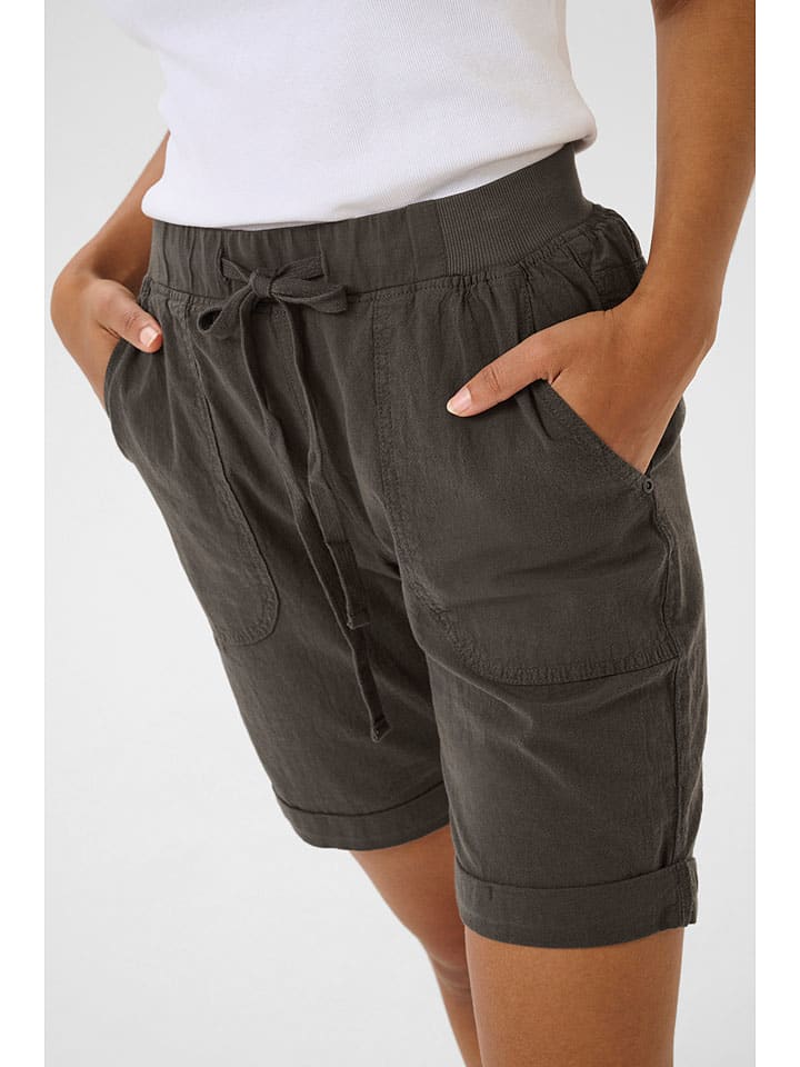 Kraťasy Kaffe Schwarz 7489069 Shorts "Naya" in Schwarz - 3
