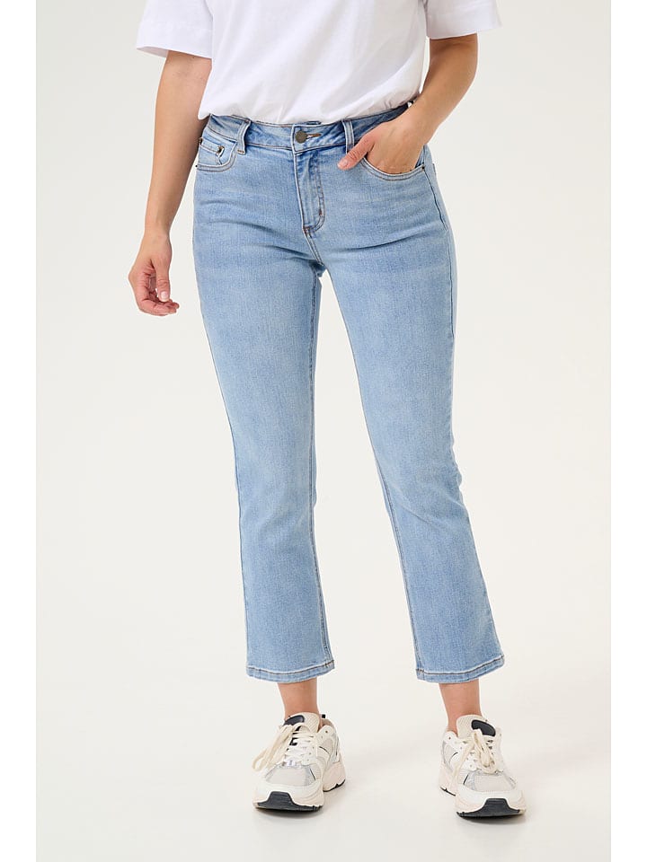 Dámske rifle Kaffe Hellblau 8408665 Jeans "Sinem" - Slim fit - in Hellblau - 2