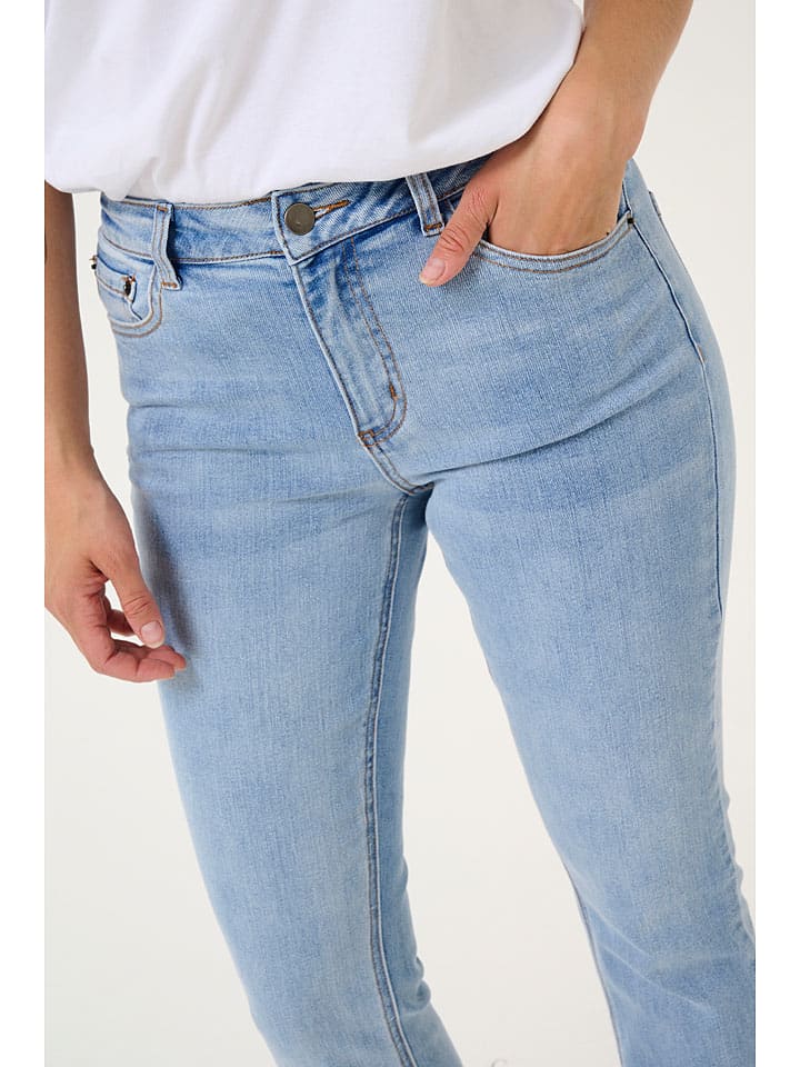 Dámske rifle Kaffe Hellblau 8408665 Jeans "Sinem" - Slim fit - in Hellblau - 4