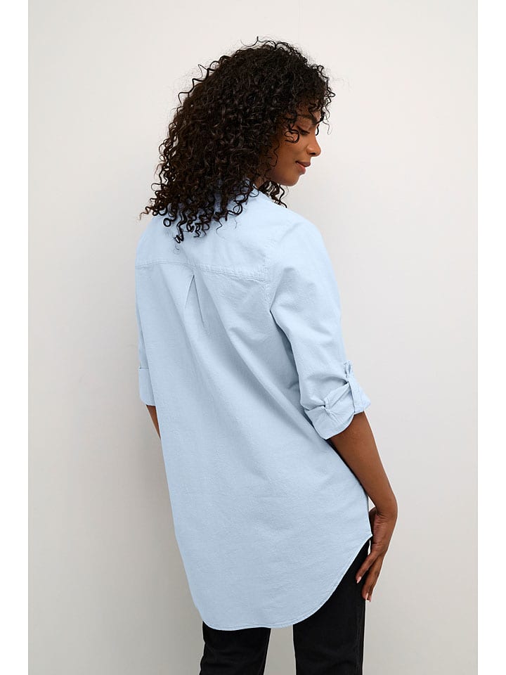 Kaffe Hellblau 5961613 Bluse in Hellblau - 4