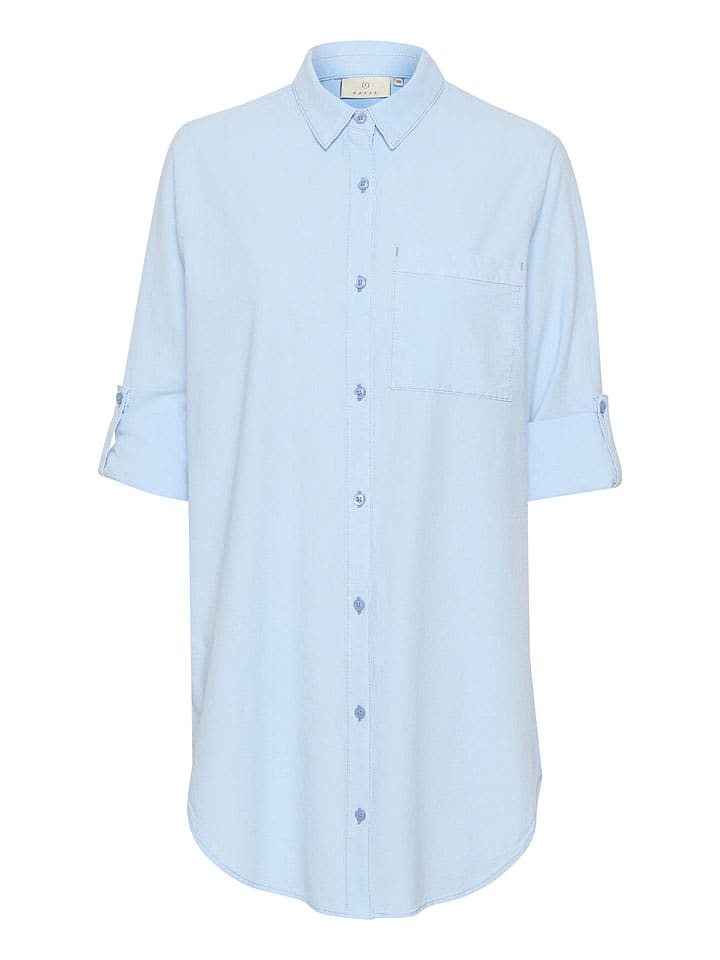 Kaffe Hellblau 5961613 Bluse in Hellblau - 5