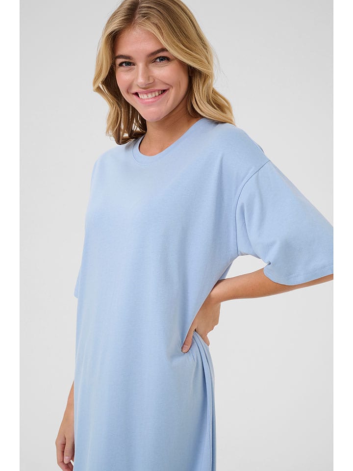 Šaty Kaffe Hellblau 5851337 Kleid "Edna" in Hellblau - 2