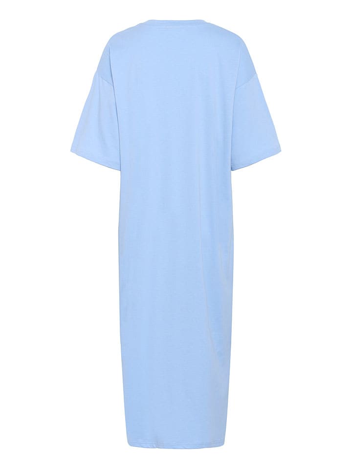 Šaty Kaffe Hellblau 5851337 Kleid "Edna" in Hellblau - 4