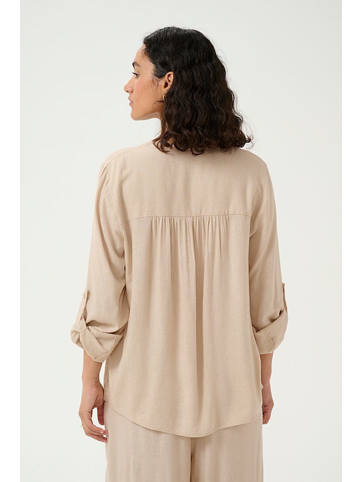 Kaffe Sand 6477679 Bluse "Milia" in Sand - 3
