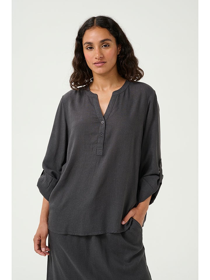 Kaffe Schwarz 355704 Bluse "Milia" in Schwarz - 2