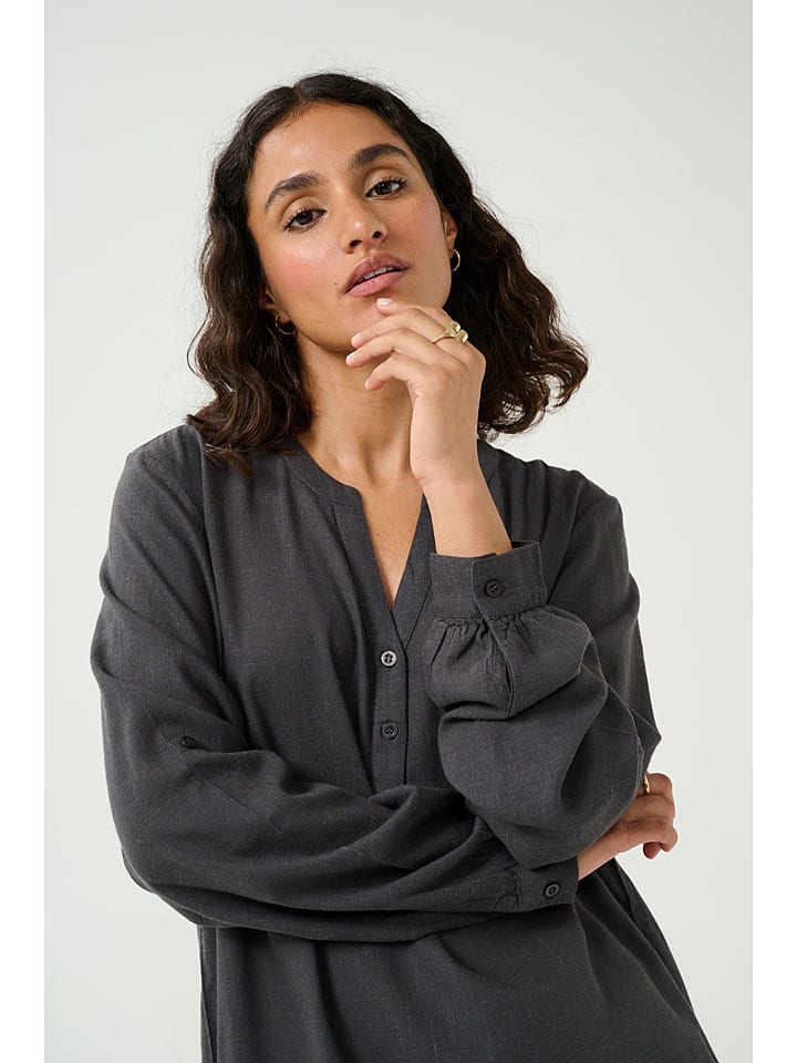 Kaffe Schwarz 355704 Bluse "Milia" in Schwarz - 4