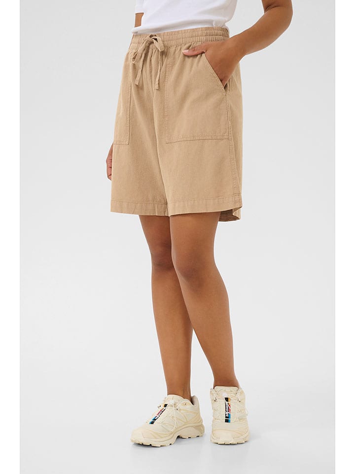 Kraťasy Kaffe Sand 7748781 Shorts "Naya" in Sand - 2