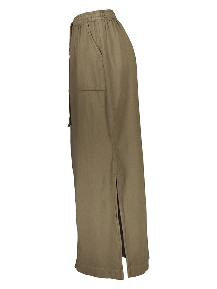 Sukňa Kaffe Khaki 673802 Rock "Kanaya Liah" in Khaki - 3