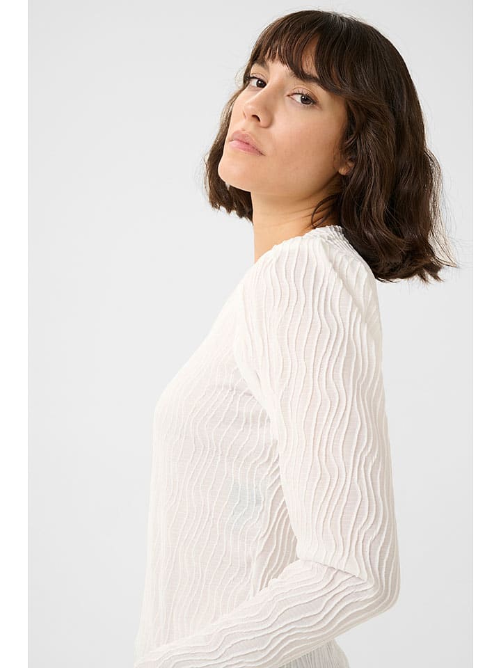 Kaffe Weiß 7476410 Bluse "Gerit" in Weiß - 2