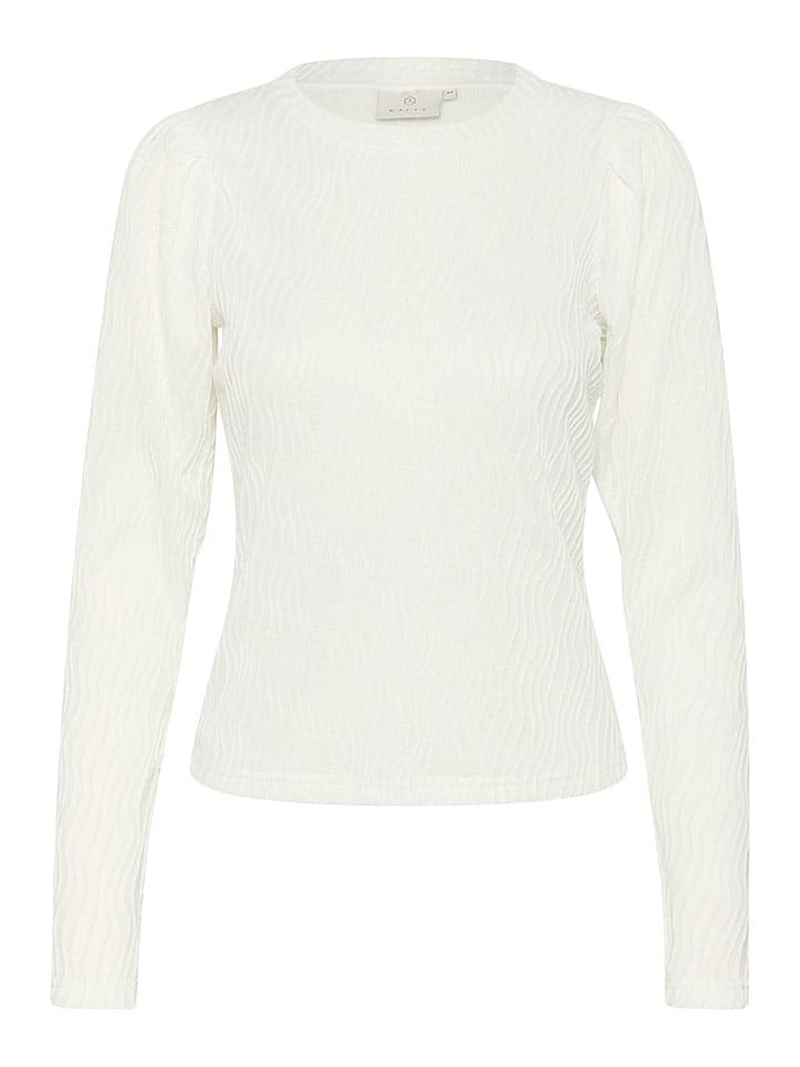 Kaffe Weiß 7476410 Bluse "Gerit" in Weiß - 4