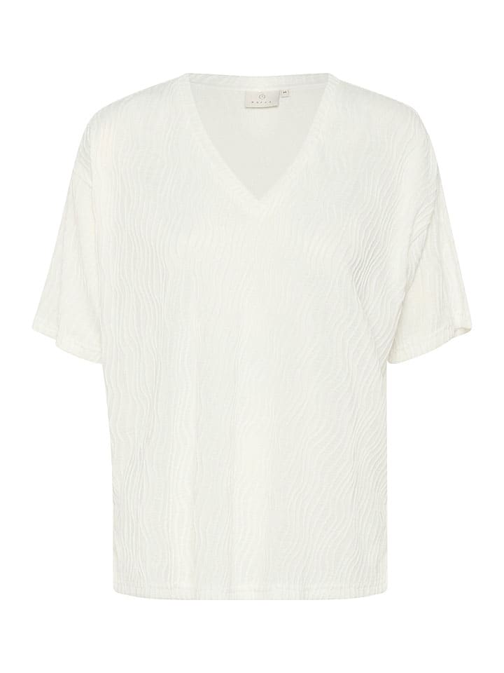 Tričko Kaffe Weiß 2972763 Shirt "Gerit" in Weiß - 4