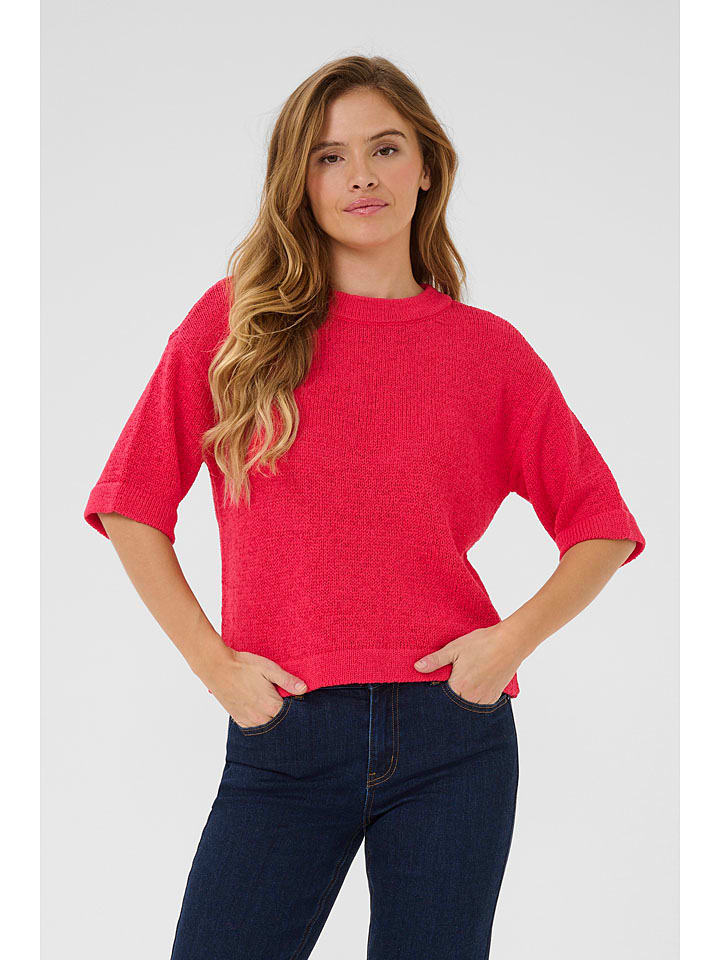 Sveter Kaffe Rot 5208043 Pullover "Sevita" in Rot - 2