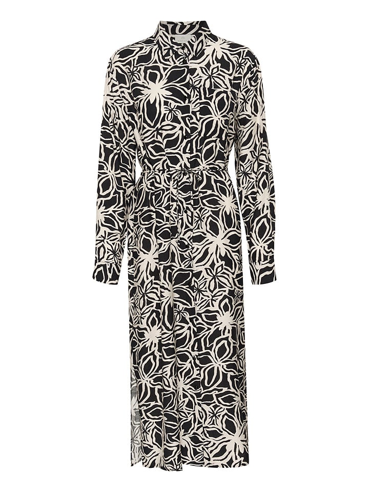 Šaty Kaffe Schwarz/ Weiß 7847595 Kleid "Hannah" in Schwarz/ Weiß - 3