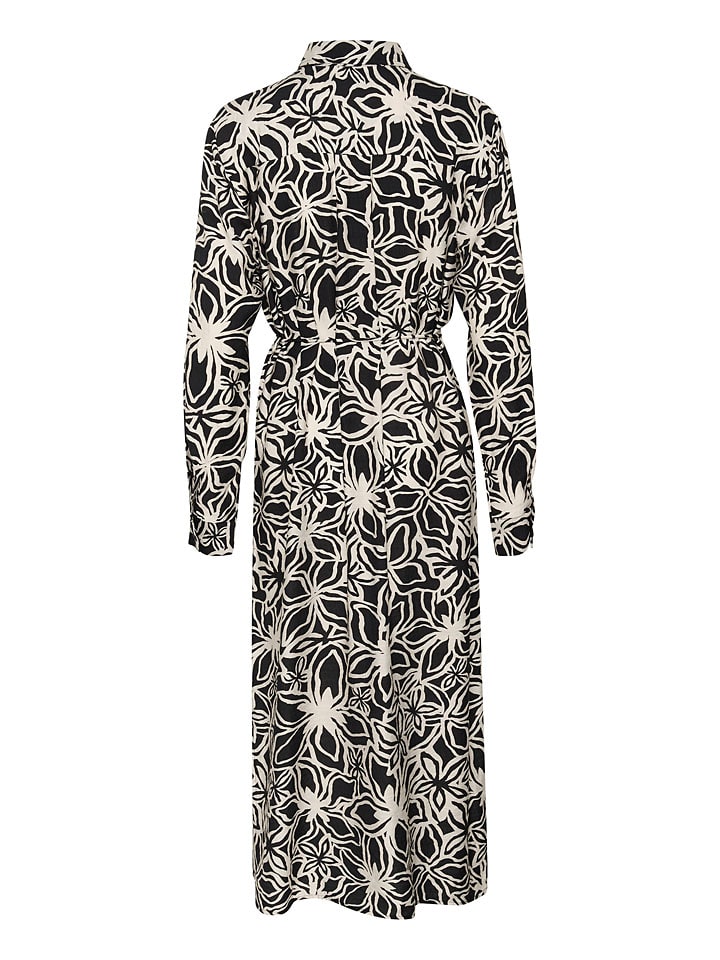 Šaty Kaffe Schwarz/ Weiß 7847595 Kleid "Hannah" in Schwarz/ Weiß - 4