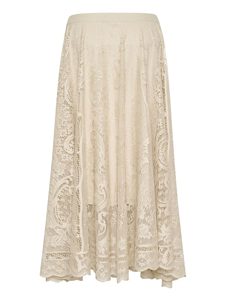 Sukňa Kaffe Beige 280452 Rock "Vilja" in Beige - 5