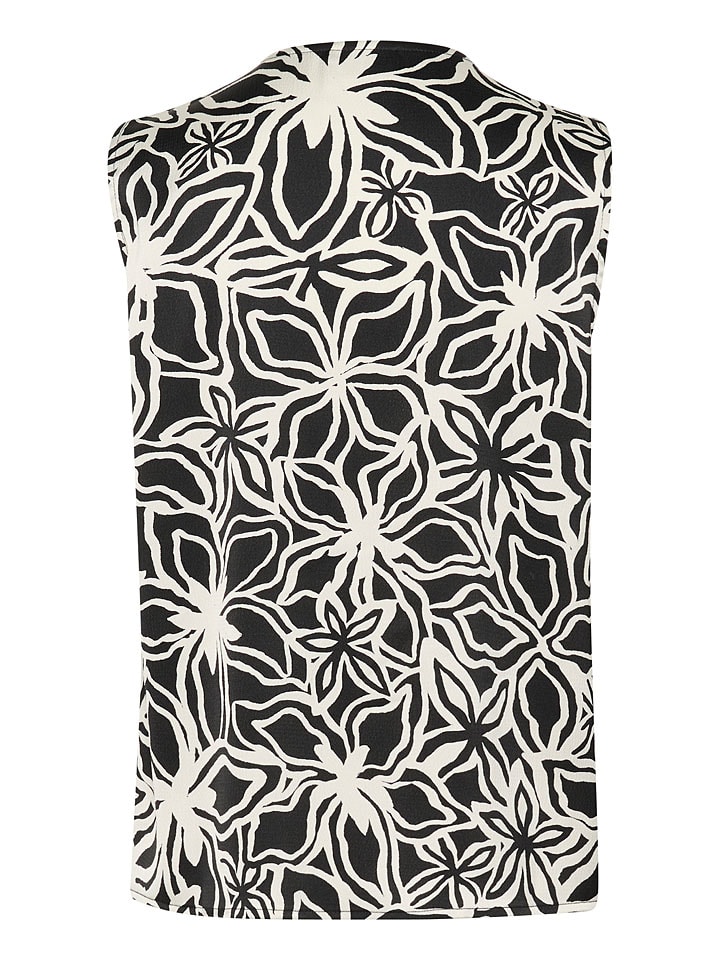 Kaffe Schwarz/ Weiß 969927 Blusentop "Vera" in Schwarz/ Weiß - 5