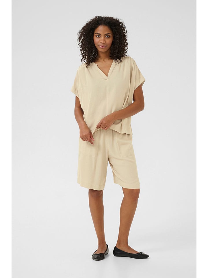 Kaffe Beige 8821126 Bluse "Milia" in Beige - 1
