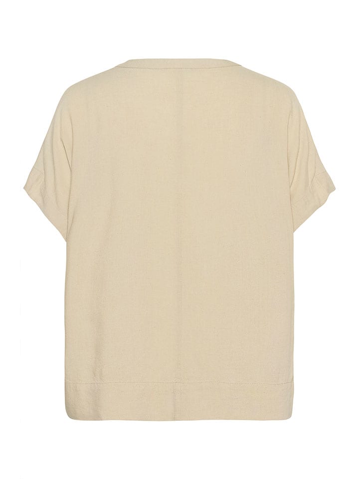 Kaffe Beige 8821126 Bluse "Milia" in Beige - 5