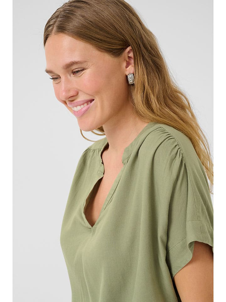 Kaffe Grün 5743196 Bluse "Milia" in Grün - 3