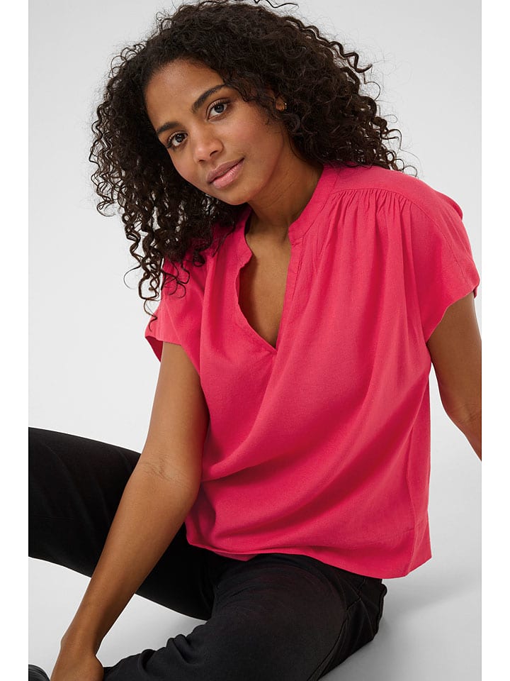 Kaffe Fuchsia 804213 Bluse "Milia" in Fuchsia - 3