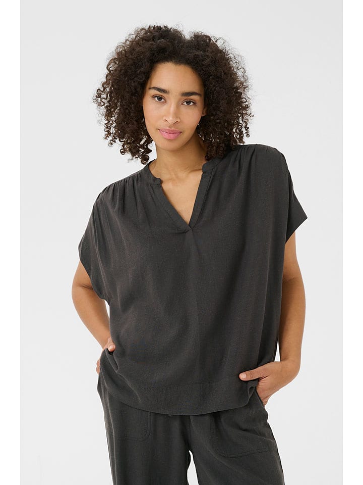 Kaffe Schwarz 473955 Bluse "Milia" in Schwarz - 2