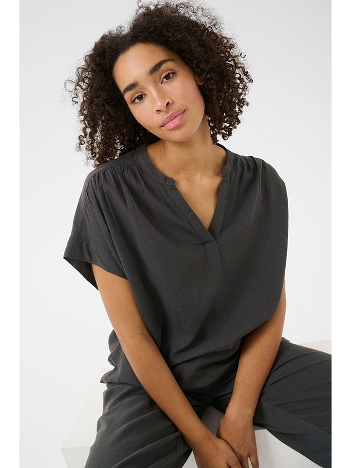 Kaffe Schwarz 473955 Bluse "Milia" in Schwarz - 3