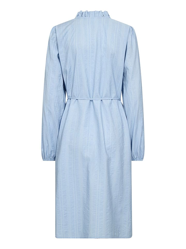 Šaty Kaffe Hellblau 6564409 Kleid "Sanni" in Hellblau - 5