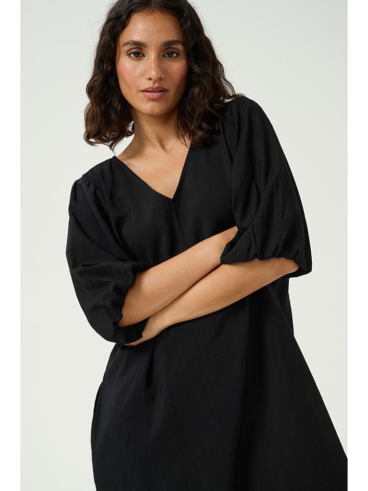 Šaty Kaffe Schwarz 5654138 Kleid "Gabby" in Schwarz - 4