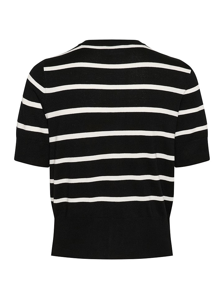 Sveter Kaffe Schwarz/ Weiß 4104331 Cardigan "Lizza" in Schwarz/ Weiß - 5