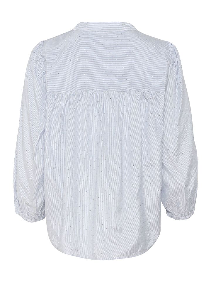 Kaffe Hellblau/ Weiß 7753907 Bluse "Milena" in Hellblau/ Weiß - 6