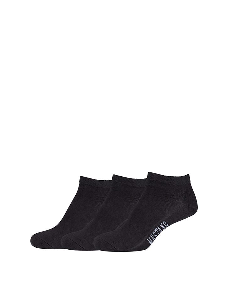 Ponožky Mustang Schwarz 3515181 9er-Set: Socken in Schwarz - 2